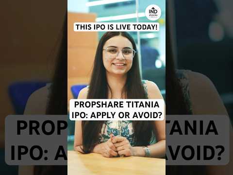 PropShare Titania SM REIT IPO opens | PropShare Titania IPO Review | Apply Or Avoid? #shorts
