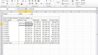 Excel 2010 Change PivotTable Layout
