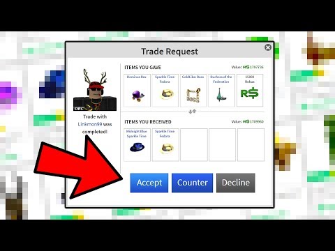 Trading Items With Roblox Admins Shedletsky S Secret Alt - 1 million robux trade with the richest player