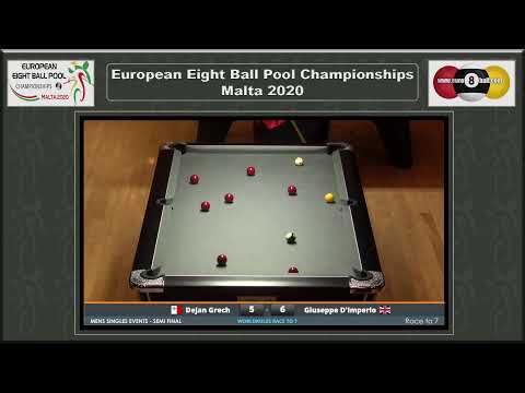 Mens Singles Events Semi Final -  Dejan Grech vs Giuseppe D' Imperio