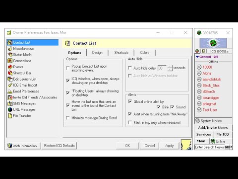 Old Icq Communication Test