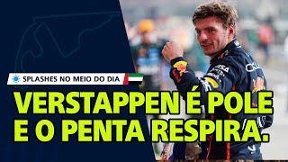 Max Verstappen é pole, deixa Norris e Piastri pra trás e amanhã torce por George Russell. #f1