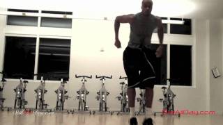 Dre Baldwin: Backward - Forward Hop High Jumps | Vertical Jump Agility Drill Speed Quickness