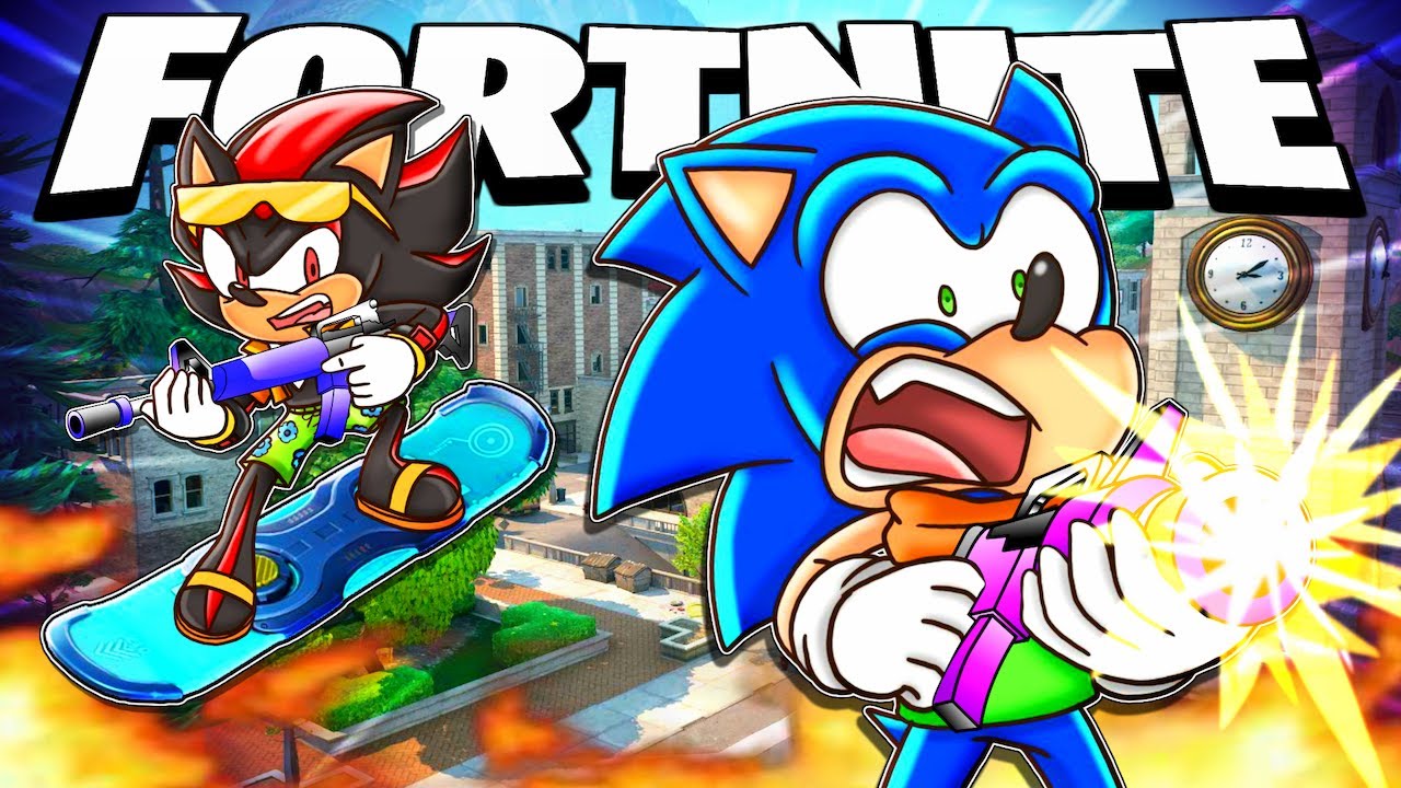 Sonic & Shadow Play FORTNITE!!