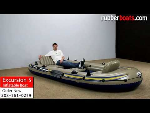 Intex Excursion 5 Inflatable Boat Video Review by Rubber Boats