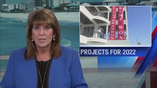 30A "Trump Won" and "Let's go Brandon" banners still flying