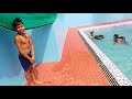 Summersault In Pool In SS Swimming Academy Morena