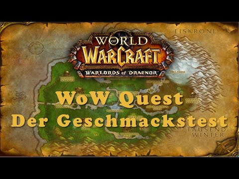 WoW Quest: Der Geschmackstest