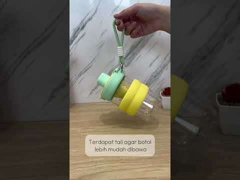 Gambar Appetite Sena Tumbler Mini Tritan Dengan Sedotan 500 ml - Kuning