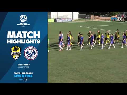 NPL NSW Men's Round 7 Fixture – NWS Spirit FC v Manly United