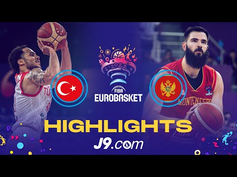 Turkey 🇹🇷 - Montenegro 🇲🇪 | Game Highlights - FIBA #EuroBasket 2022