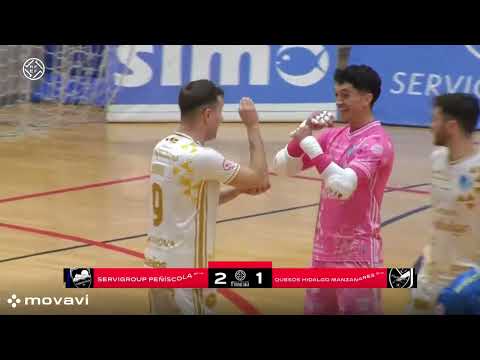 Gol Daniel (2-1) Peñíscola FS - Manzanares FS. J17, 1Div. LNFS