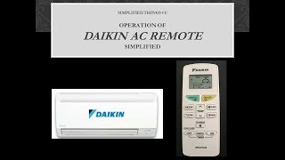 How to use DAIKIN Inverter AC remote.