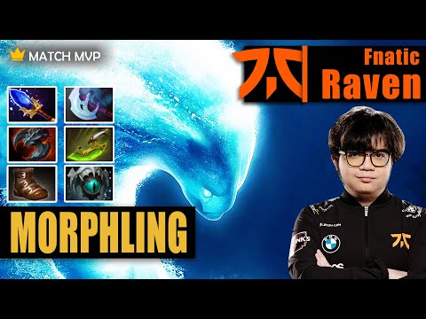 Morphling Safelane | Fnatic.Raven | RAVEN MORPHLING WIN LANE WIN GAME EZ | 7.32b Gameplay Highlights