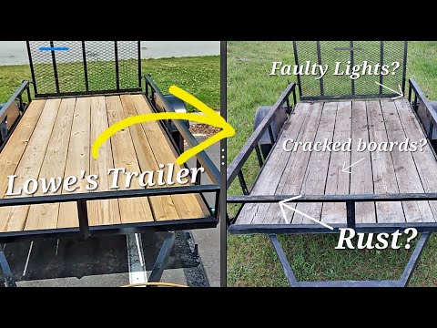 Lowes Carry On utility trailer durability review!