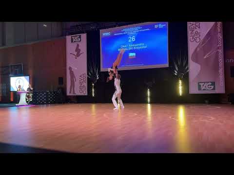 Final Acrobatic Rock n Roll Main Class Contact Style POL 5 place GNAT Aleksandra MICHALSKI Krzysztof