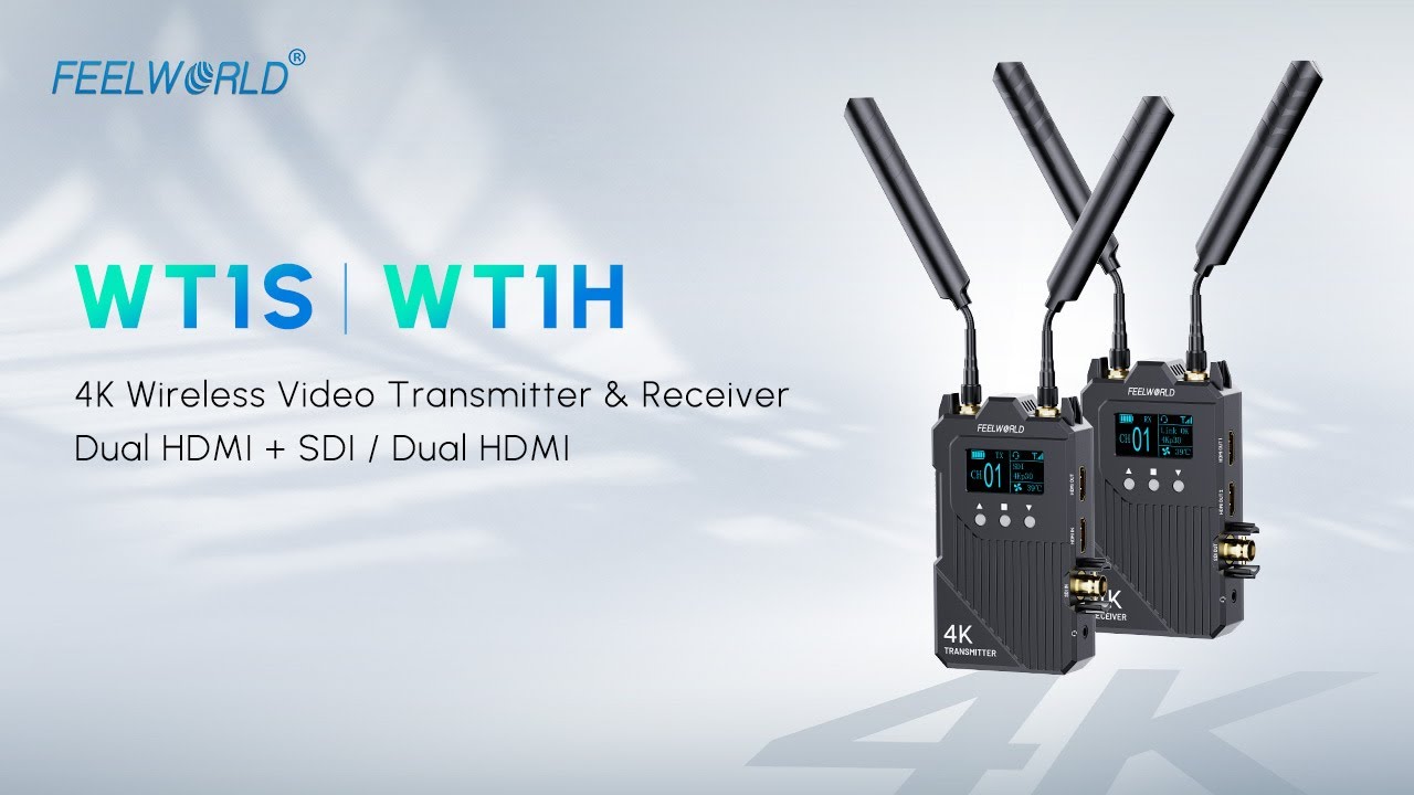 Meet the FEELWORLD WT1H / WT1S 4K Wireless Video Transmission System with HDMI & SDI