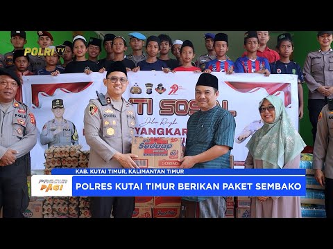 BAKTI RELIGI DI PONPES MAMBAUL ULUM POLRES KUTAI TIMUR, SAMBUT HARI BHAYANGKARA KE-79
