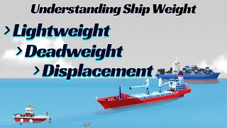 Ship&#39;s Weight: Lightweight, Deadweight, and Displacement l Ship Stability Basics