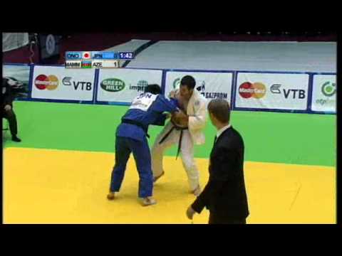 Judo World Masters in Baku 2011:   -90kg semi final ONO, Takashi (JPN) -   MAMMADOV, Elkhan (AZE)