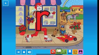 Letterland Alphabet Phonics, Sounds, Songs, Shapes Writing | Letter R | Red Robot