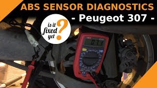 How to DIAGNOSE the ABS Sensor problem - Peugeot 307
