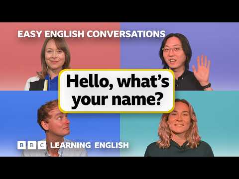 Hello, what's your name? Easy English Conversations 💬 Episode 1