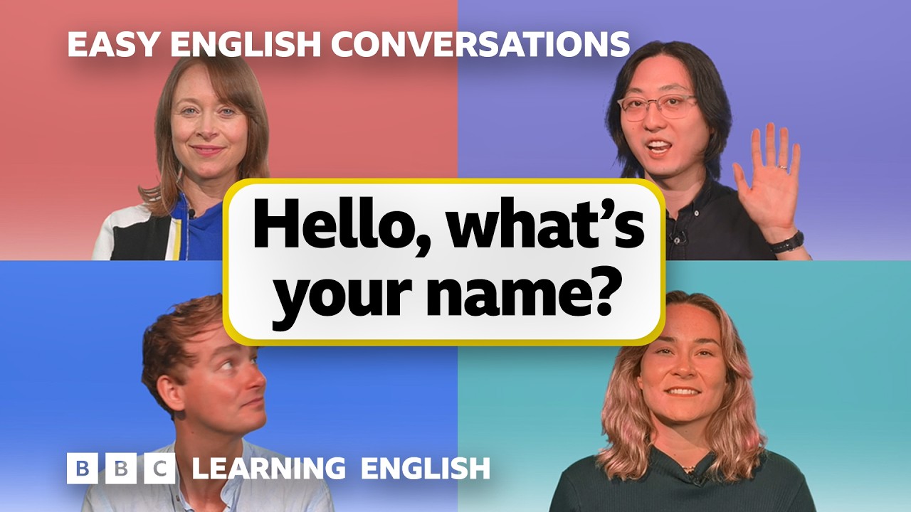 Hello, what's your name? Easy English Conversations 💬 Episode 1
