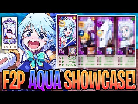 New F2P Aqua Showcase & Summons! GODDESS TEAM IS BACK!!! | Seven Deadly Sins: Grand Cross