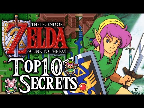TOP 10 Secrets in The Legend of Zelda: A Link to the Past [Original SNES, GBA, & N64 Capture]