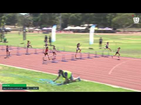 Girls U10 60m Hurdles Heat 5: 2024-25 State Combined Event Championships