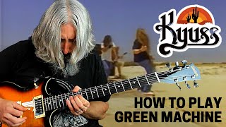 Kyuss Green Machine Guitar Lesson + TAB