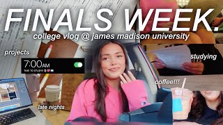 FINALS WEEK VLOG | studying, productivity, projects, exams & MORE