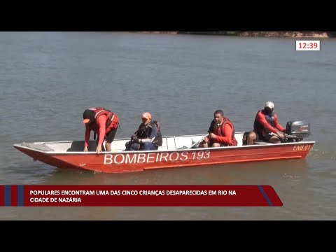 Populares encontram uma das cinco crianças desaparecidas em rio na cidade de Nazária 29 08 2022
