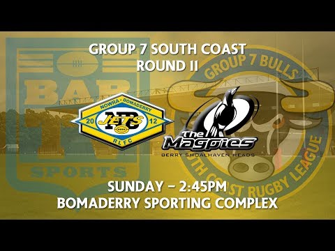 2018 Group 7 RL 1st Grade Round 11 - Nowra-Bomaderry Jets v Berry-Shoalhaven Heads Magpies