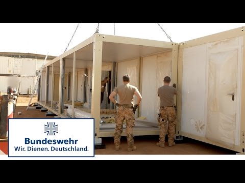 Baustelle in der Wüste: Ausbau des Camp Castor in Mali - Bundeswehr