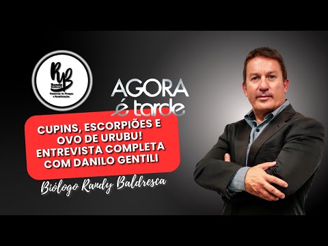Randy Baldresca no Agora é Tarde: Cupins, Escorpiões e Ovo de Urubu!