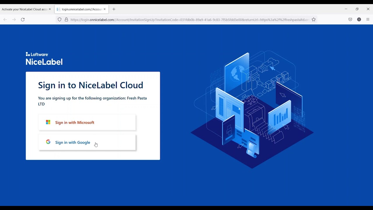 Activating NiceLabel Cloud 10