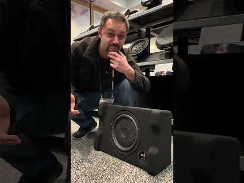 The Kicker Comp VT Downfiring Enclosure Is EXACTLY What I Want To See In A Shallow Subwoofer Box!
