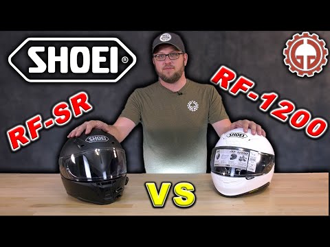 Shoei RF-SR vs RF-1200 Helmet Review, why I switched