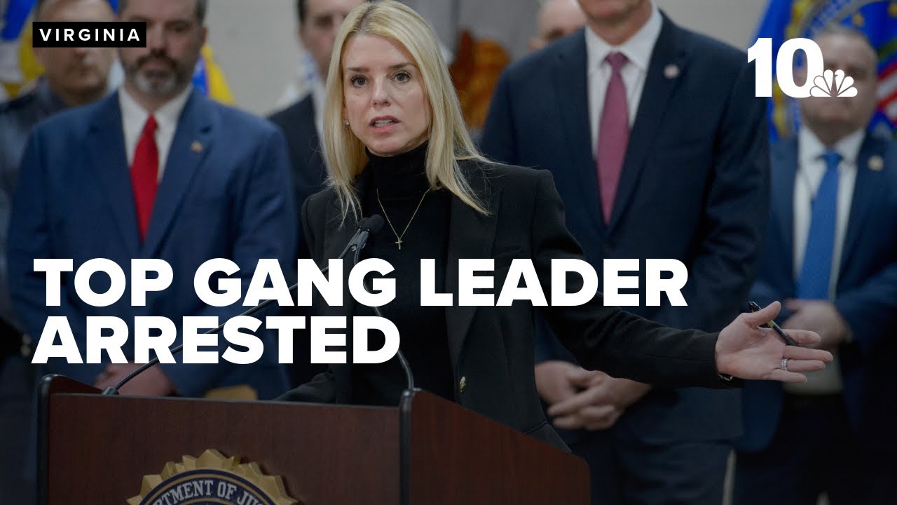 AG Pam Bondi announces arrest of top MS-13 gang leader