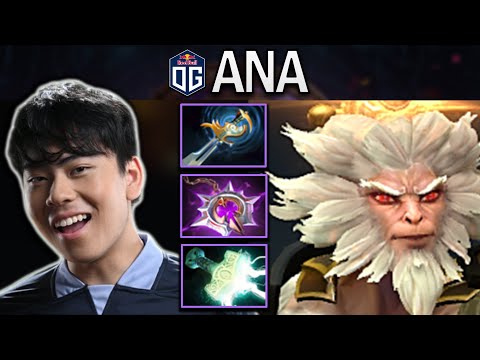 OG.ANA SMURF MONKEY KING WITH NULLIFIER-MJOLNIR - DOTA 2 GAMEPLAY