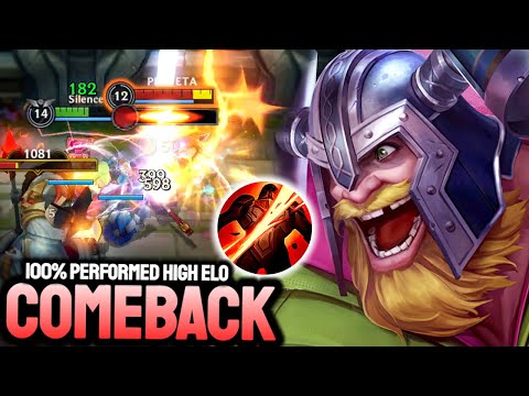 OLAF + NEW GIANT SLAYER COMEBACK FROM BAD START TO 100% PERFORMED (S RATING)  - Olaf Wild Rift