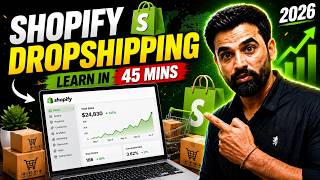 Learn Dropshipping Business In 45 Mins | Shopify Dropshipping Tutorial For Beginners | Make Money