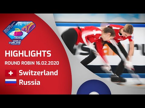 HIGHLIGHTS: Switzerland v Russia - Women's round robin - World Junior Curling Championships 2020