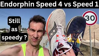 Saucony Endorphin Speed 4 vs Speed 1 Shoeoff - is the 4 still as Speedy ?