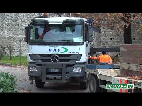 2018-12-12 PRATO - IN ARRIVO I MEZZI CHE DEMOLIRANNO L'EX OSPEDALE