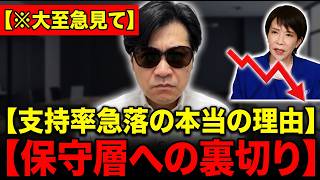 【日本の政治】“本当の理由”が保守層を震撼させた…高市内閣の支持率が急落！メディアが報じない比例削減を巡る“裏切り”に支持者も愕然！