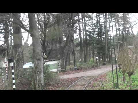 Tramrit in een motor wagen van de RET in het openluchtmuseum achteruit 4