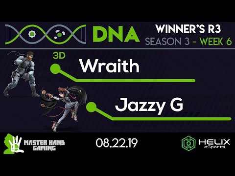 DNA S3:W6 - 3D | Wraith (Snake) Vs. Jazzy G (Bayonetta) - Winner's R3
